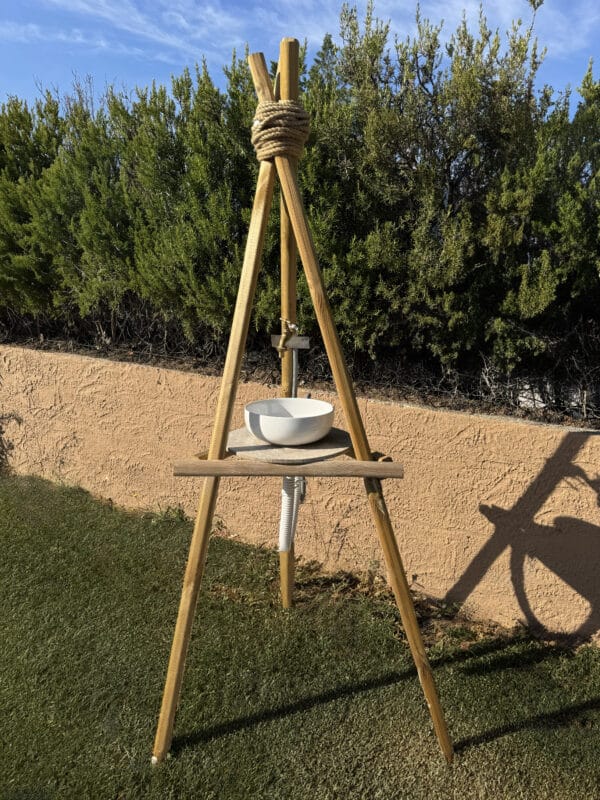 Location Lavabo Extérieur en Bois - N1 Événement